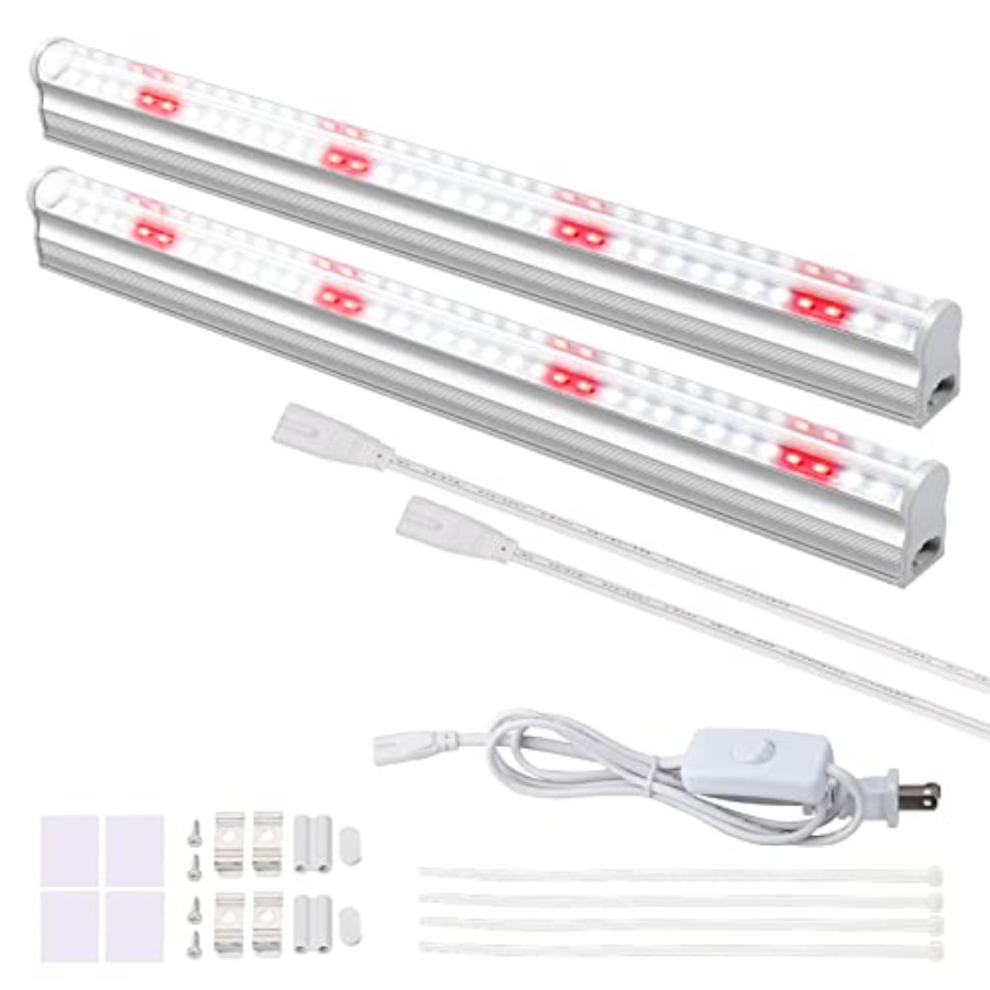 Led Strip Lights - 屋内植物用LED育成ライトバー、温室植物育成棚用太陽光育成ランプフルスペクトル成長ライトストリップ