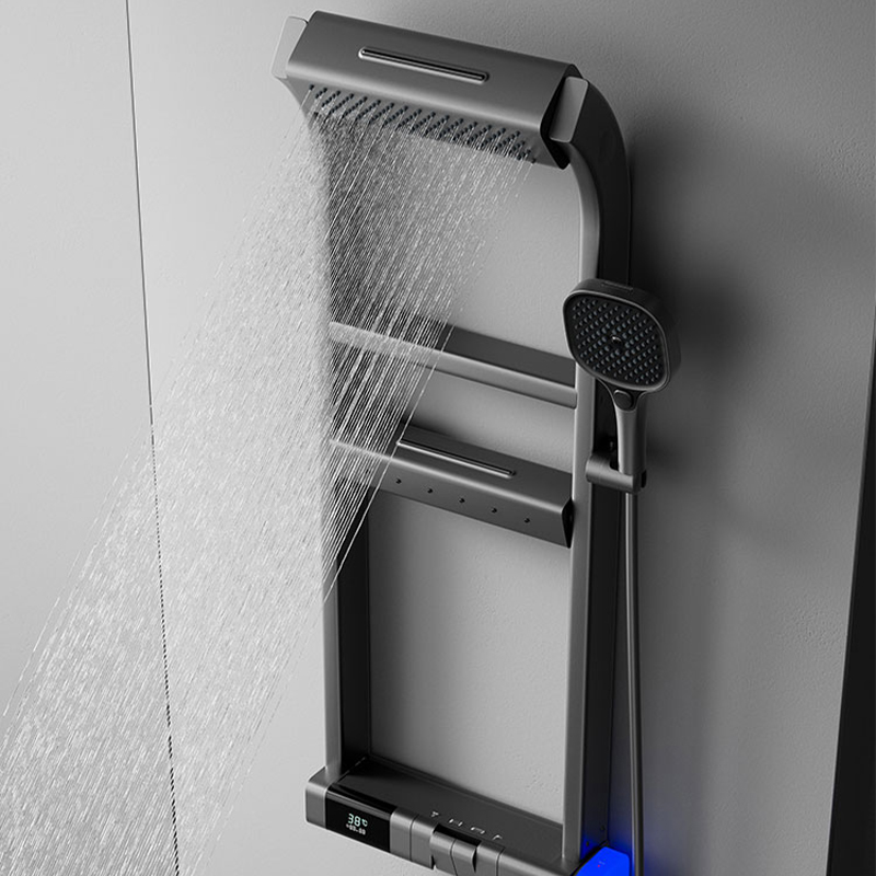 Faucet - 新入荷 高級 モダン シングルハンドル シャワーシステム ポリッシュクローム