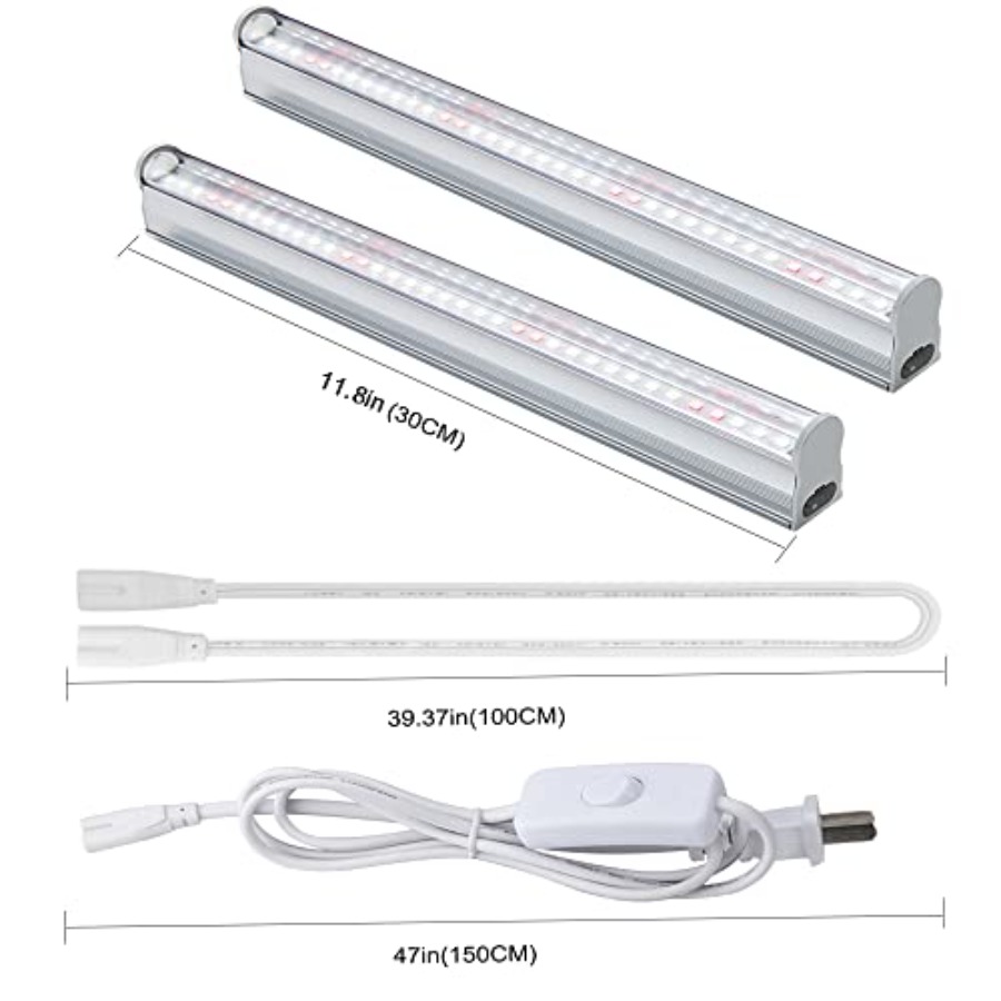 屋内植物用LED育成ライトバー、温室植物育成棚用太陽光育成ラ - Led Strip Lights のレビューと価格