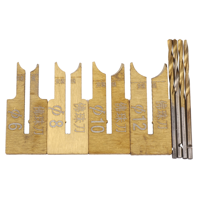 木製ビーズドリルビットボールブレードフライスカッターセット2 - Drill Bits のレビューと価格