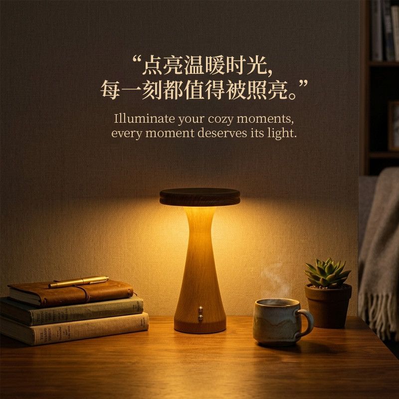 寝室用、ベッドサイドに置く装飾的なデスクランプ、充電機能付き - Light Switch のレビューと価格